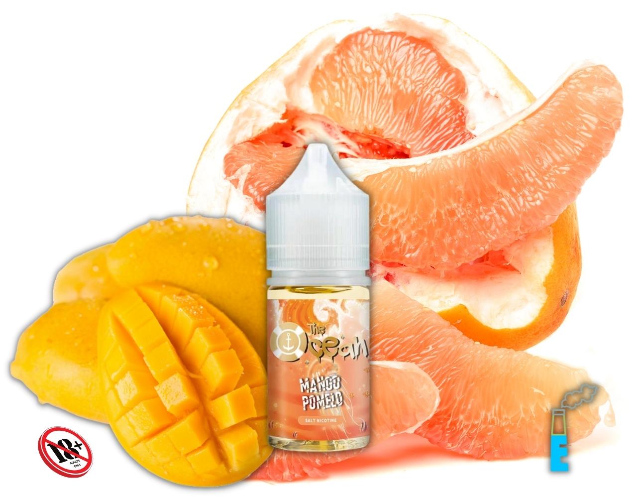 The Ocean Mango Pomelo sẽ khiến bạn không thể rời môi thiết bị vape của bạn bằng sự ngon lành và sảng khoái.