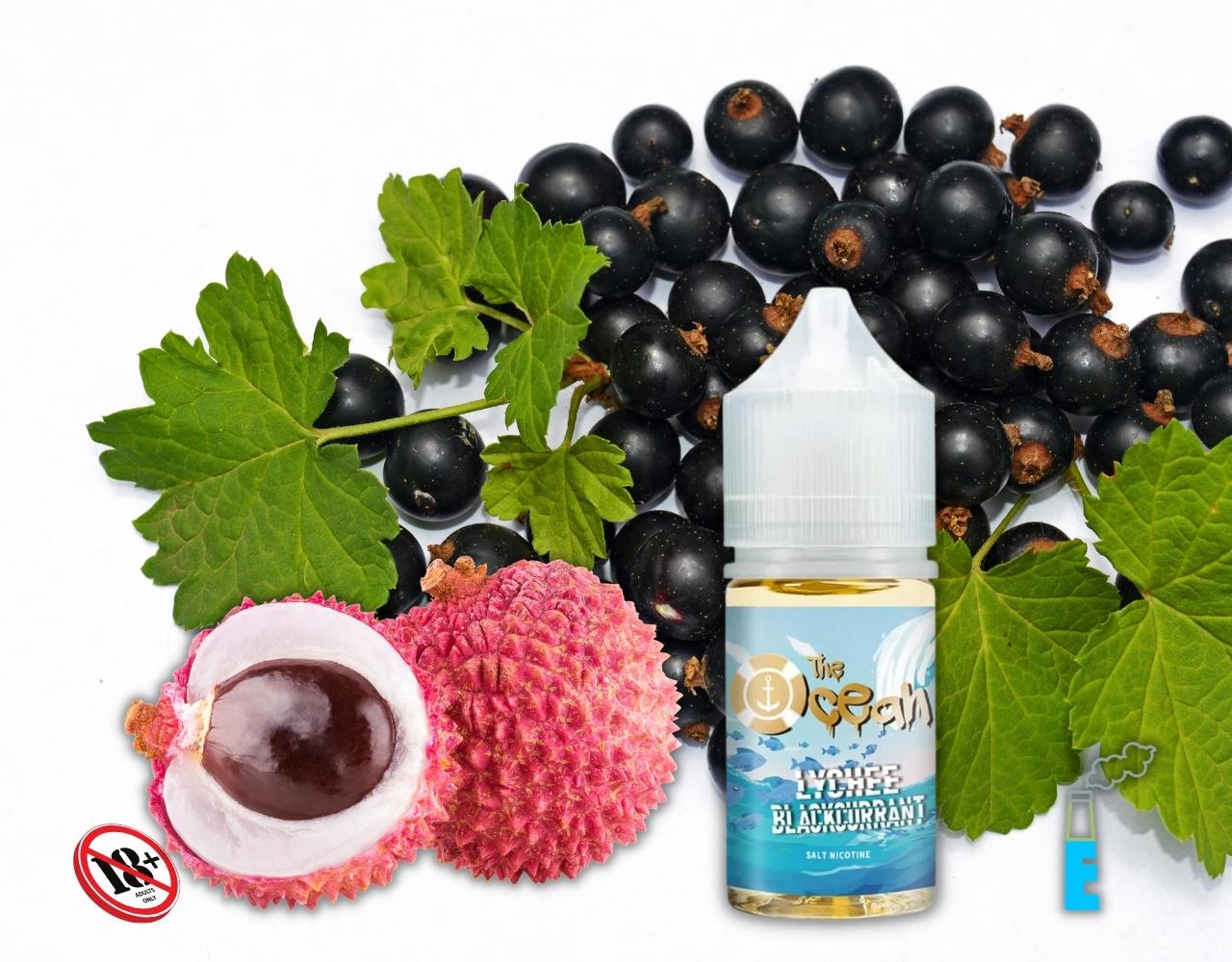 The Ocean Lychee Blackcurrant mang hương vị mát mẻ đầy tươi mới giúp bạn xua tan đi mệt mỏi, oi bức của mùa hè.