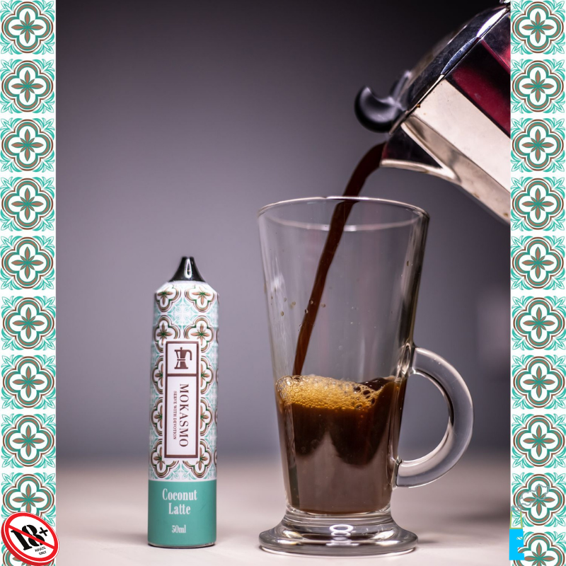 zap mokasmo latte coconut, latte sữa dừa béo ngậy