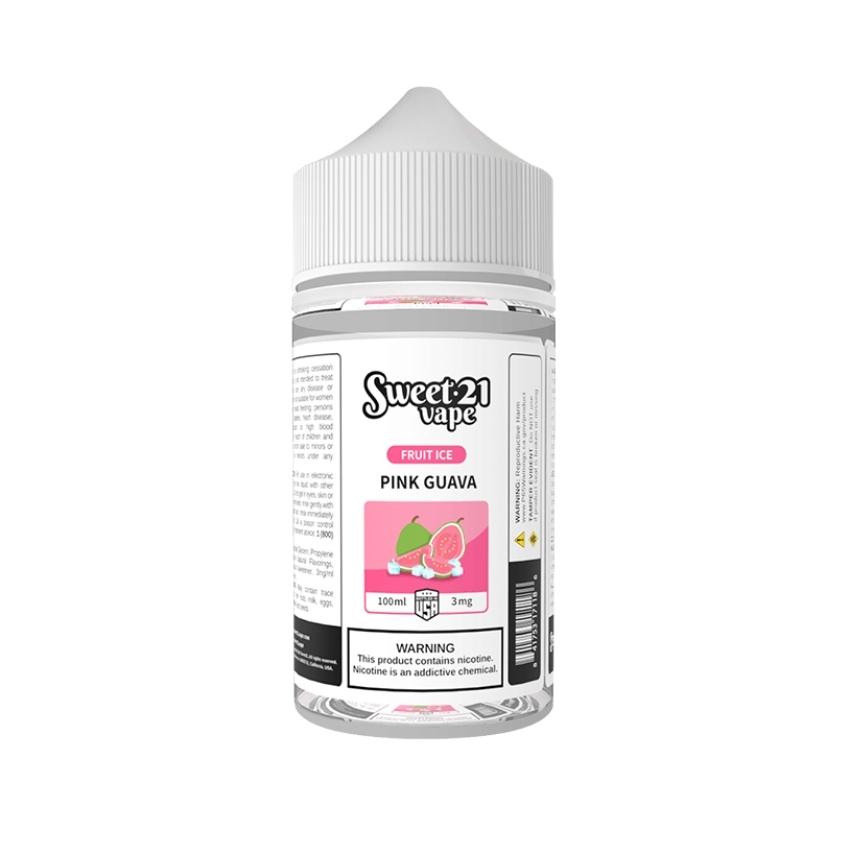 ỔI LẠNH • SWEET 21 VAPE FRUIT ICE PINK GUAVA • Freebase (100ml) by SWEET 21 VAPE