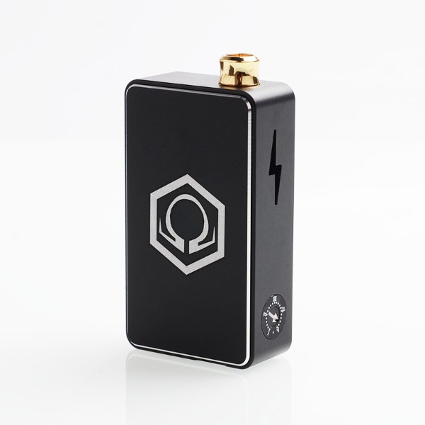 Ohm Vape thiết kế dạng hộp, kim loại cứng cáp và đẹp, màu black đen