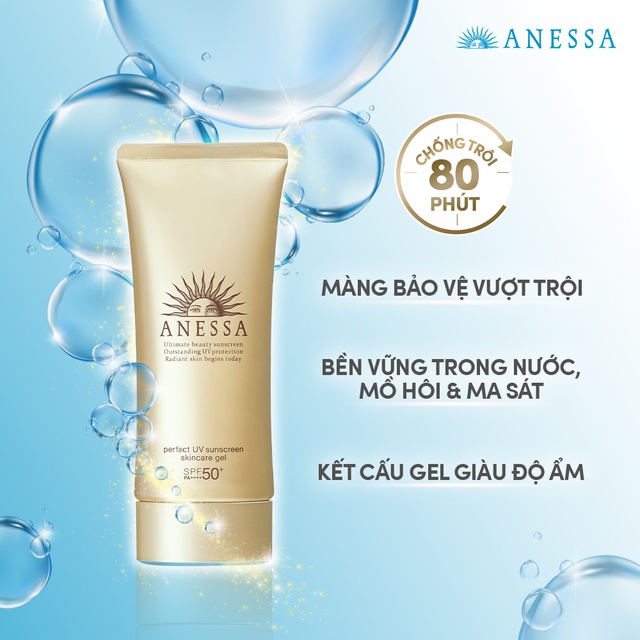 Gel Chống Nắng Dưỡng Da Chống Trôi Anessa Perfect UV Sunscreen Skincare 