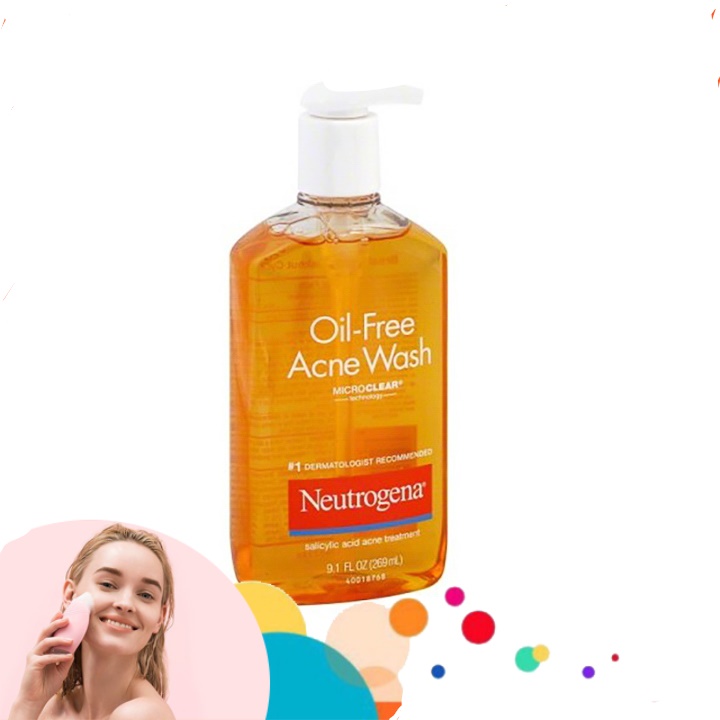 Sữa Rữa Mặt Giảm Nhờn, Ngừa Mụn Neutrogena Oil Free Acne Wash 177ml - 269ml