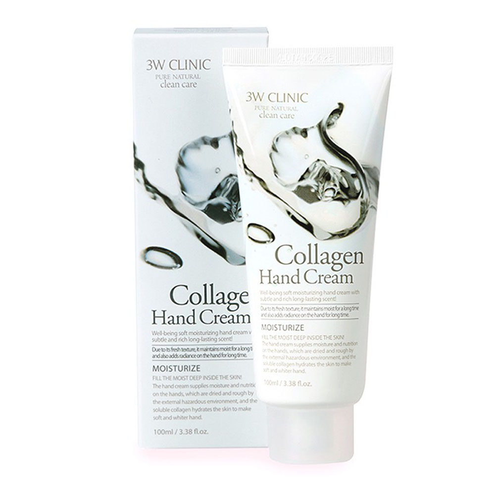 Kem dưỡng da tay collagen 3W Clinic 100ml 