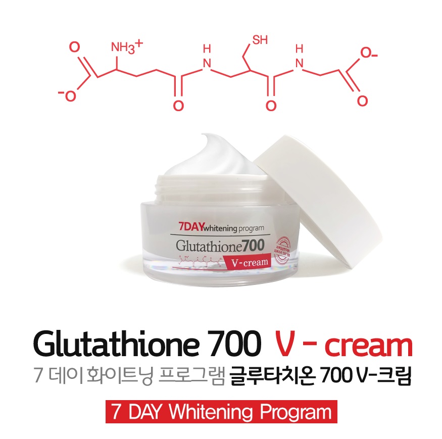 Kem Dưỡng Sáng Da Angel's Liquid 7Day Whitening Program Glutathione 700 V-Cream