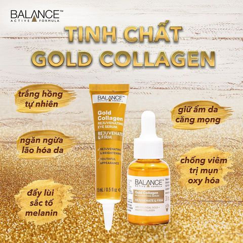 Kem Mắt Dưỡng Da Ngừa Lão Hoá Balance Active Formula Gold Collagen Rejuvenating Eye