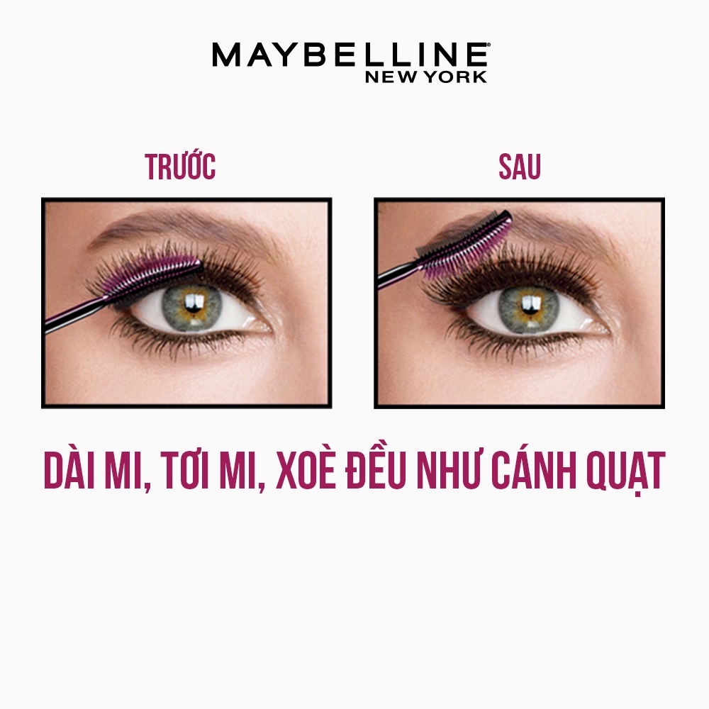 Mascara Dài & Tơi Mi Maybelline New York Lash Sensational