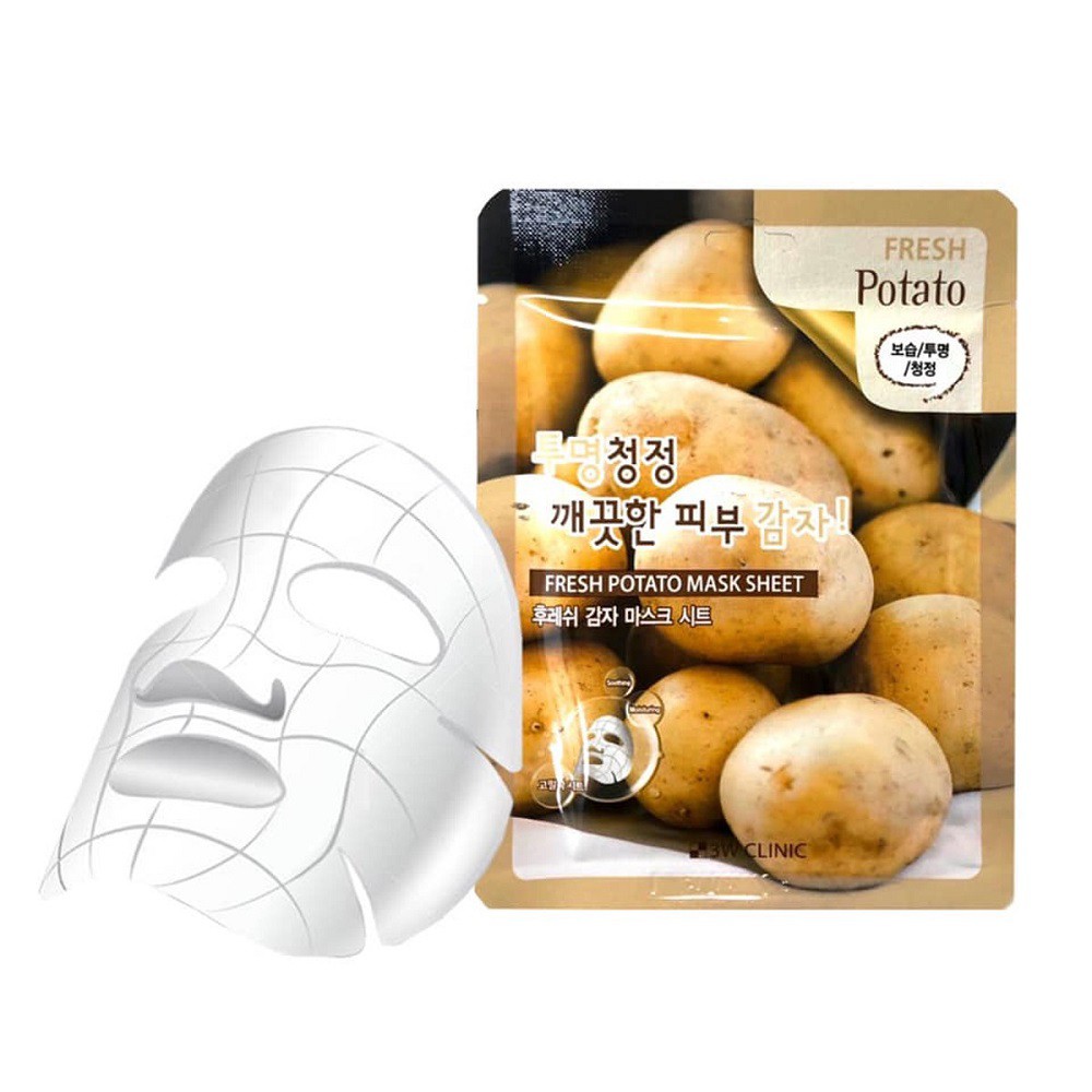 Mặt Nạ 3W Clinic Potato Fresh Mask Sheet