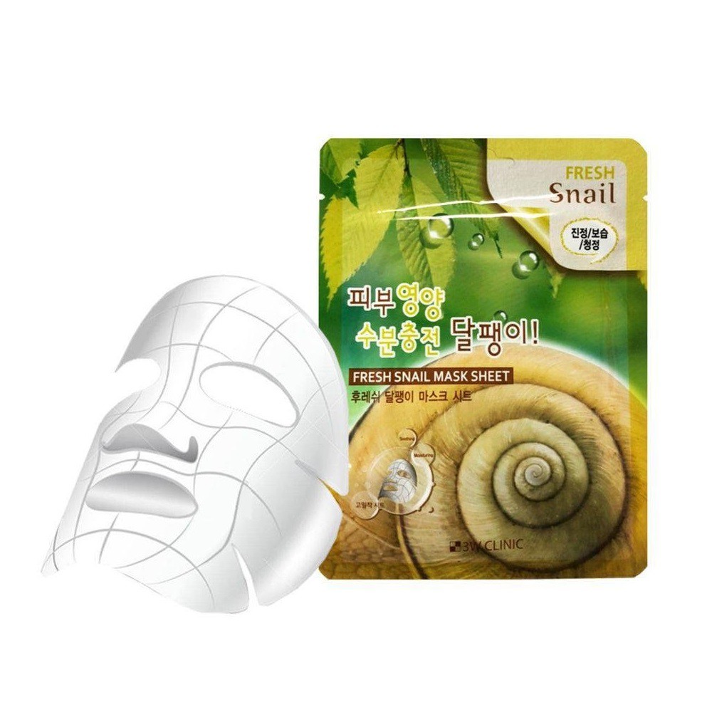 Mặt Nạ 3W Clinic Snail Fresh Mask Sheet