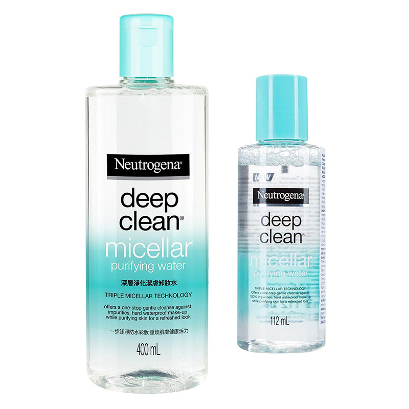 Nước tẩy trang Neutrogena Deep Clean Micellar Purifying Water 112ml,400ml