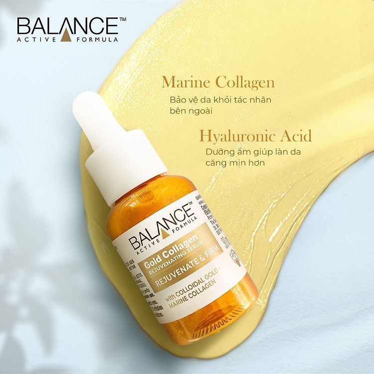 Serum Dưỡng Da Ngăn Ngừa Lão Hoá Balance Gold Collagen Rejuvenating