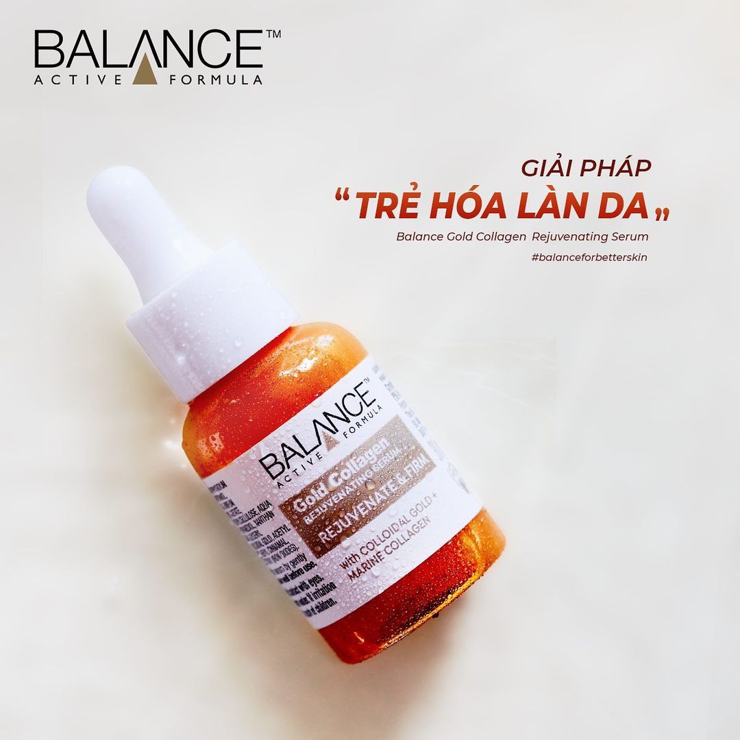 Serum Dưỡng Da Ngăn Ngừa Lão Hoá Balance Gold Collagen Rejuvenating