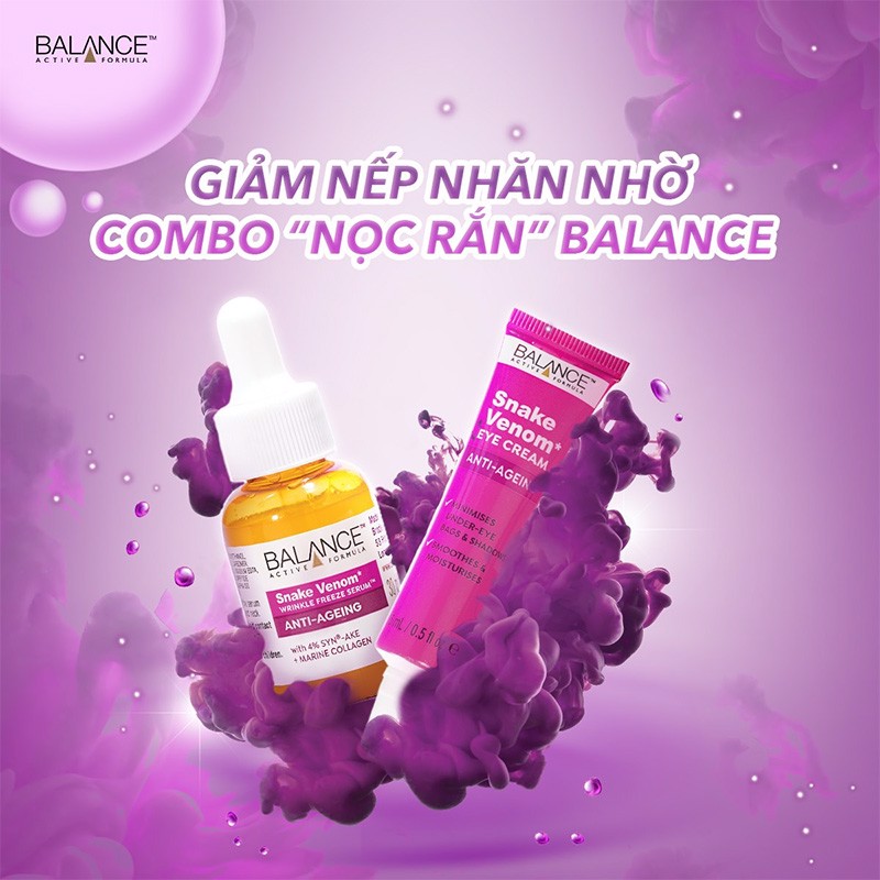 Serum Ngừa Lão Hoá Chiết Xuất Nọc Rắn Balance Active Formula Wrinkle Freeze