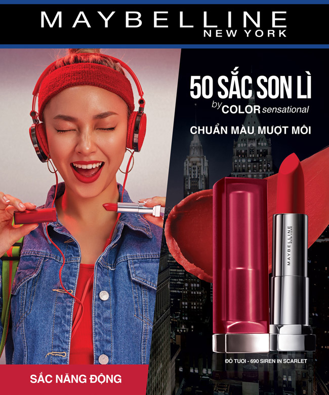 Son Lì Mịn Môi Maybelline New York Color Sensational Creamy 