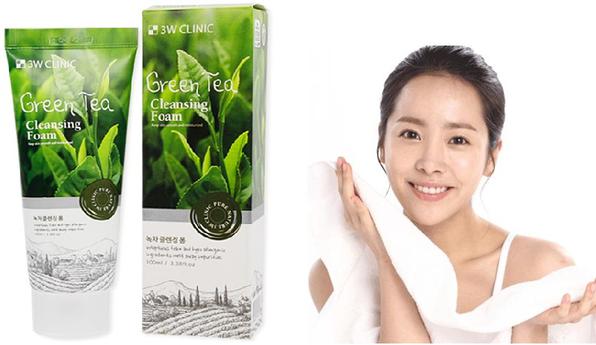 Sữa Rửa Mặt Green Tea 3W Clinic Cleansing Foam 100ml