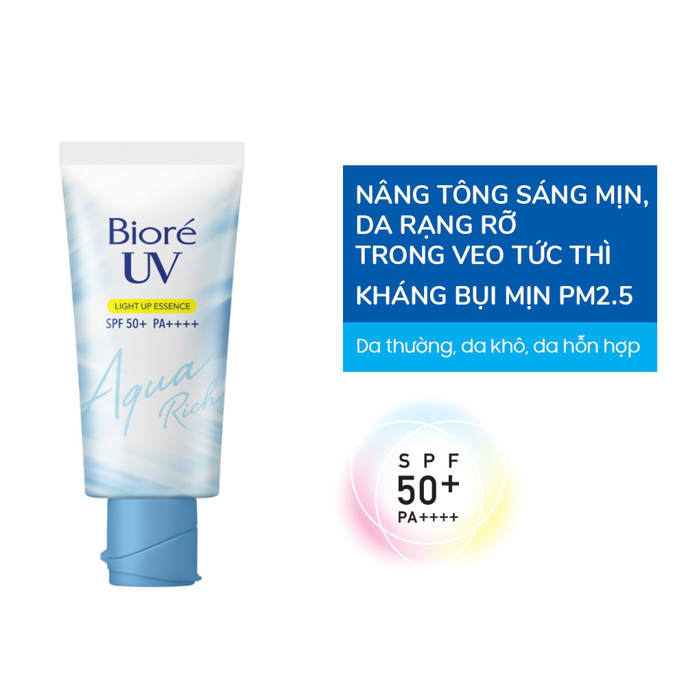 Tinh Chất Chống Nắng Bioré UV Aqua Rich Light Up Essence SPF50+ PA++++ 70g