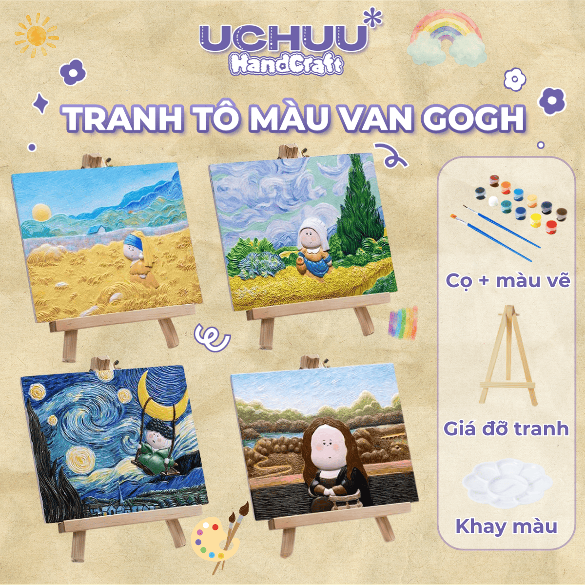 Tranh Tô Màu VanGogh