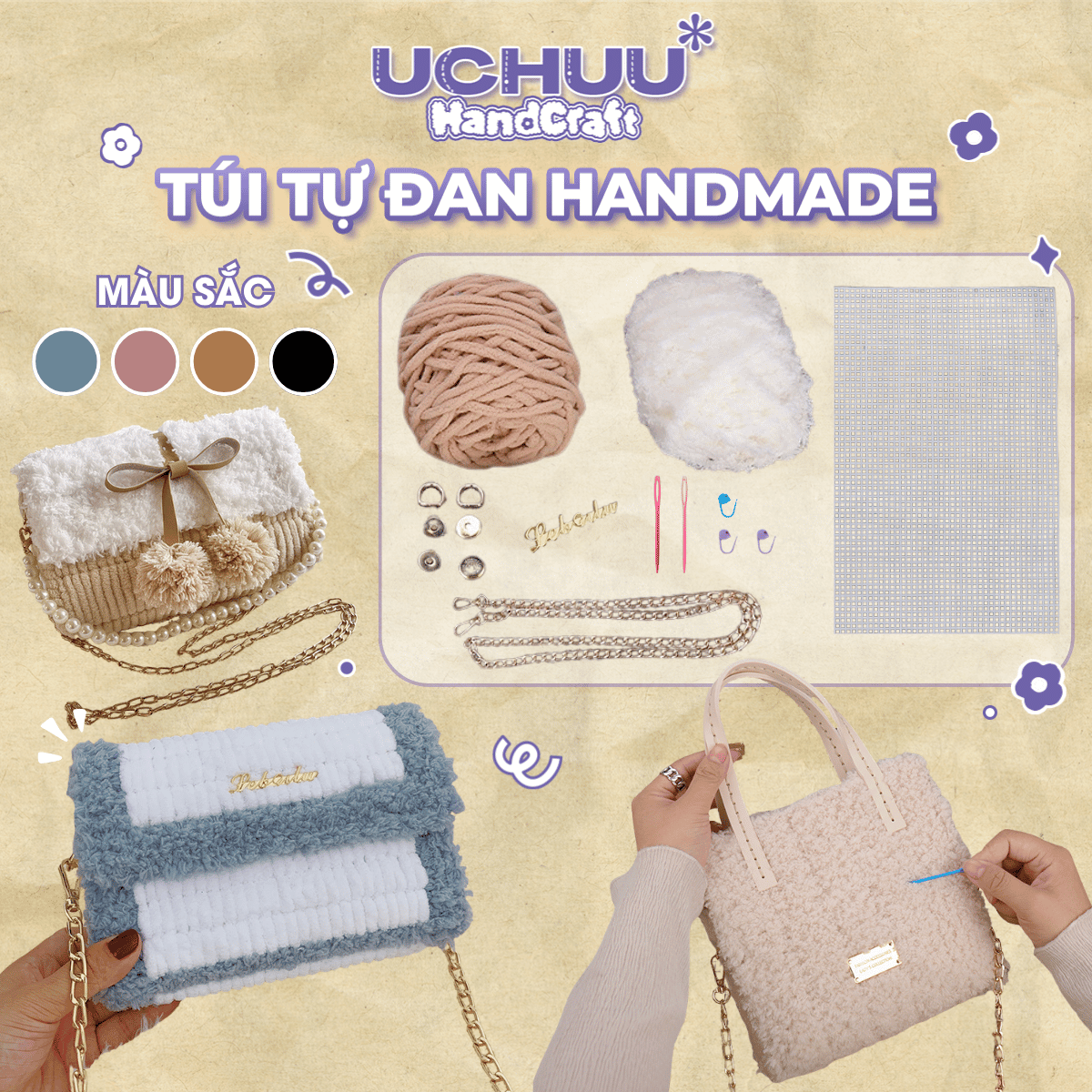 Túi Tự Đan Handmade