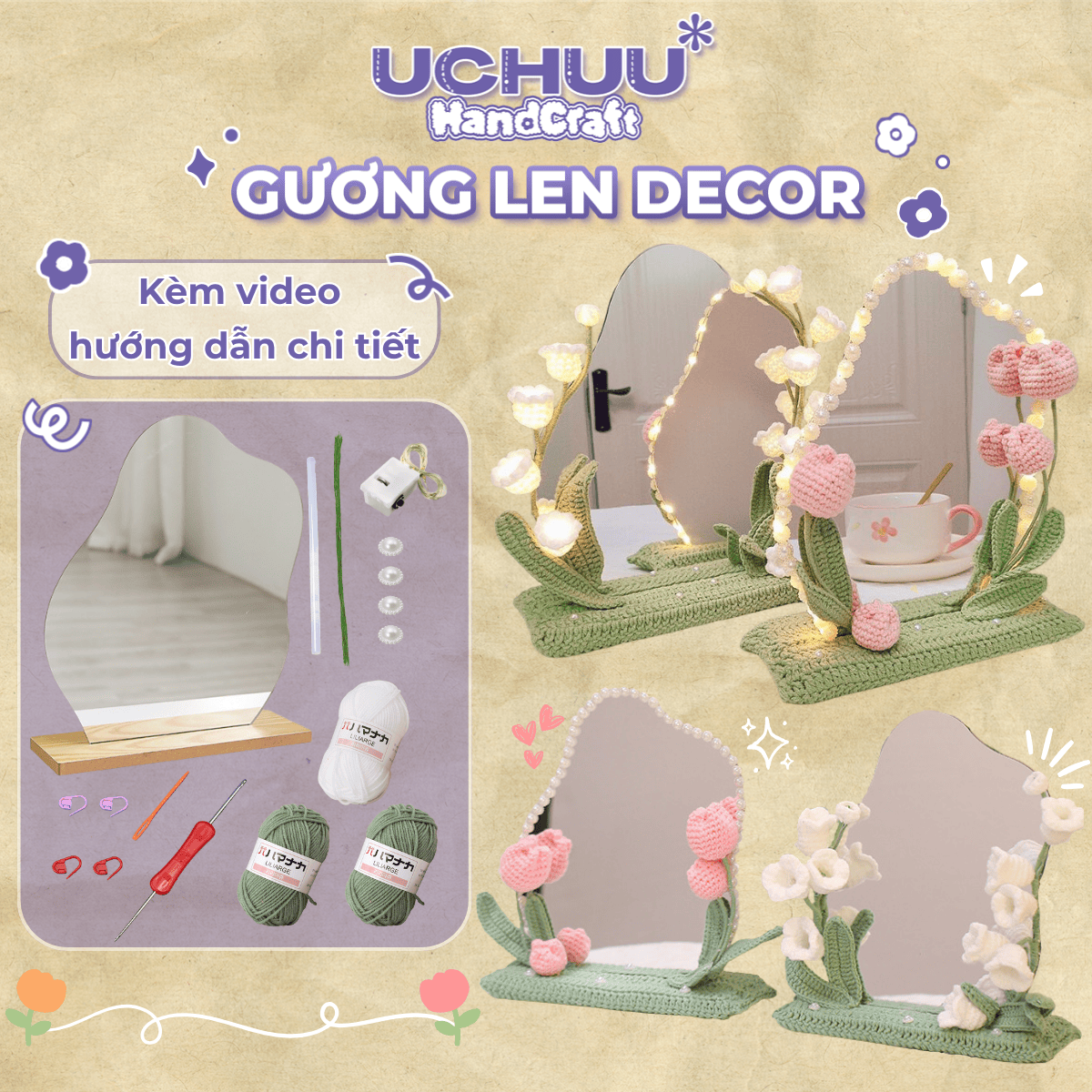 Gương Len Decor