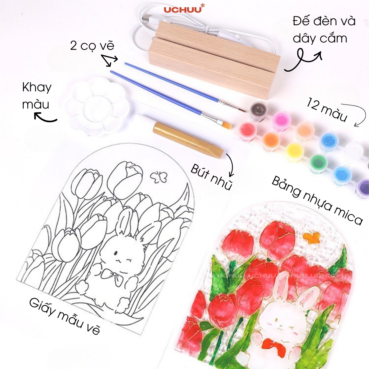 Đèn Tranh Vẽ Decor