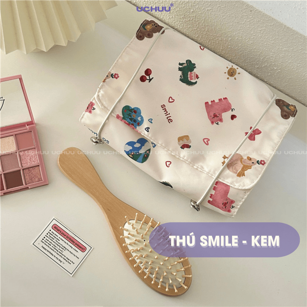 Túi Đựng Mỹ Phẩm 4 Trong 1