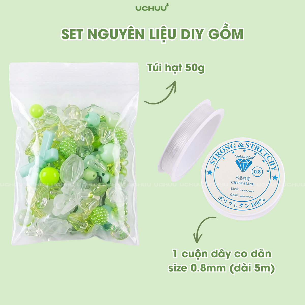 Cườm Charm Móc Khoá