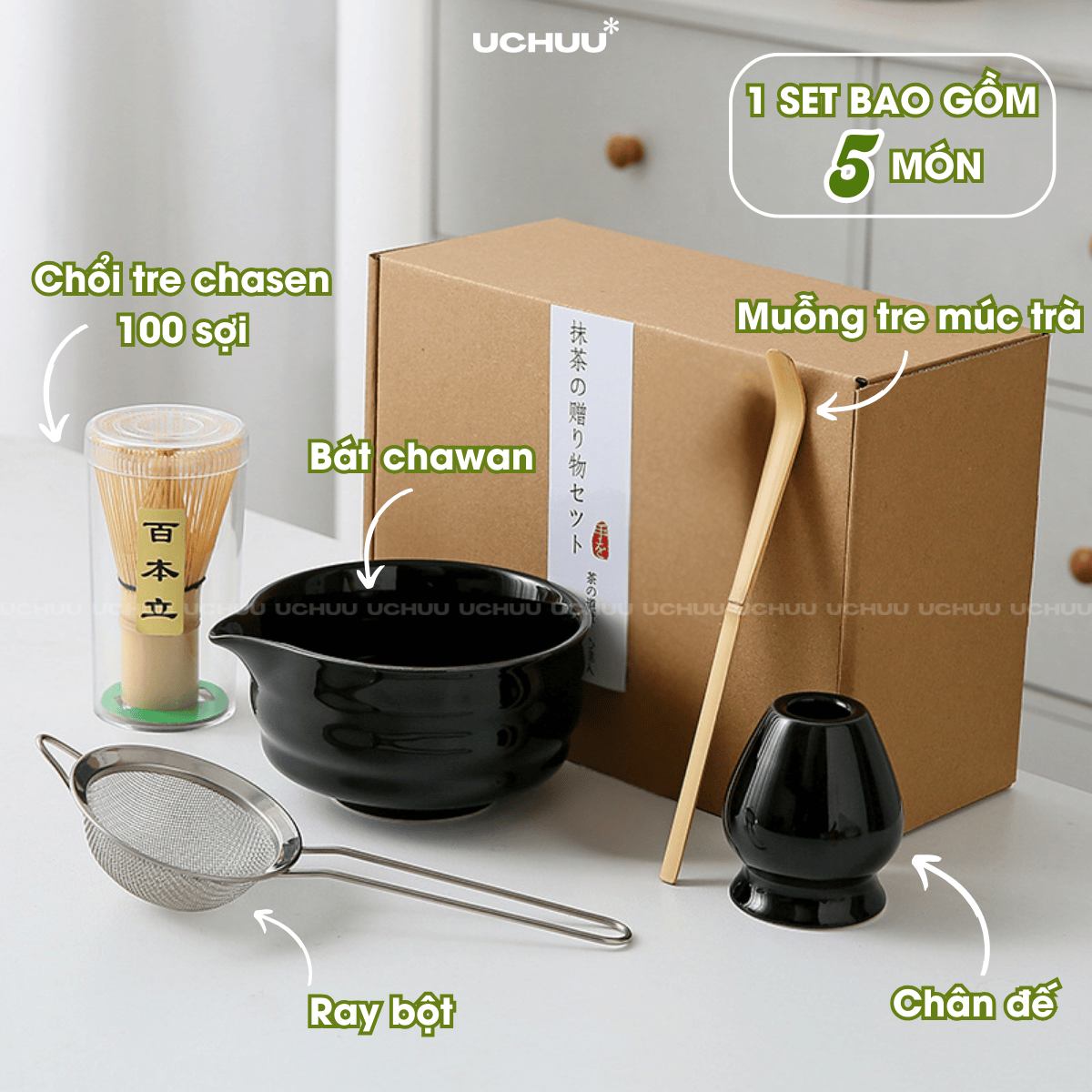 Dụng Cụ Pha Matcha