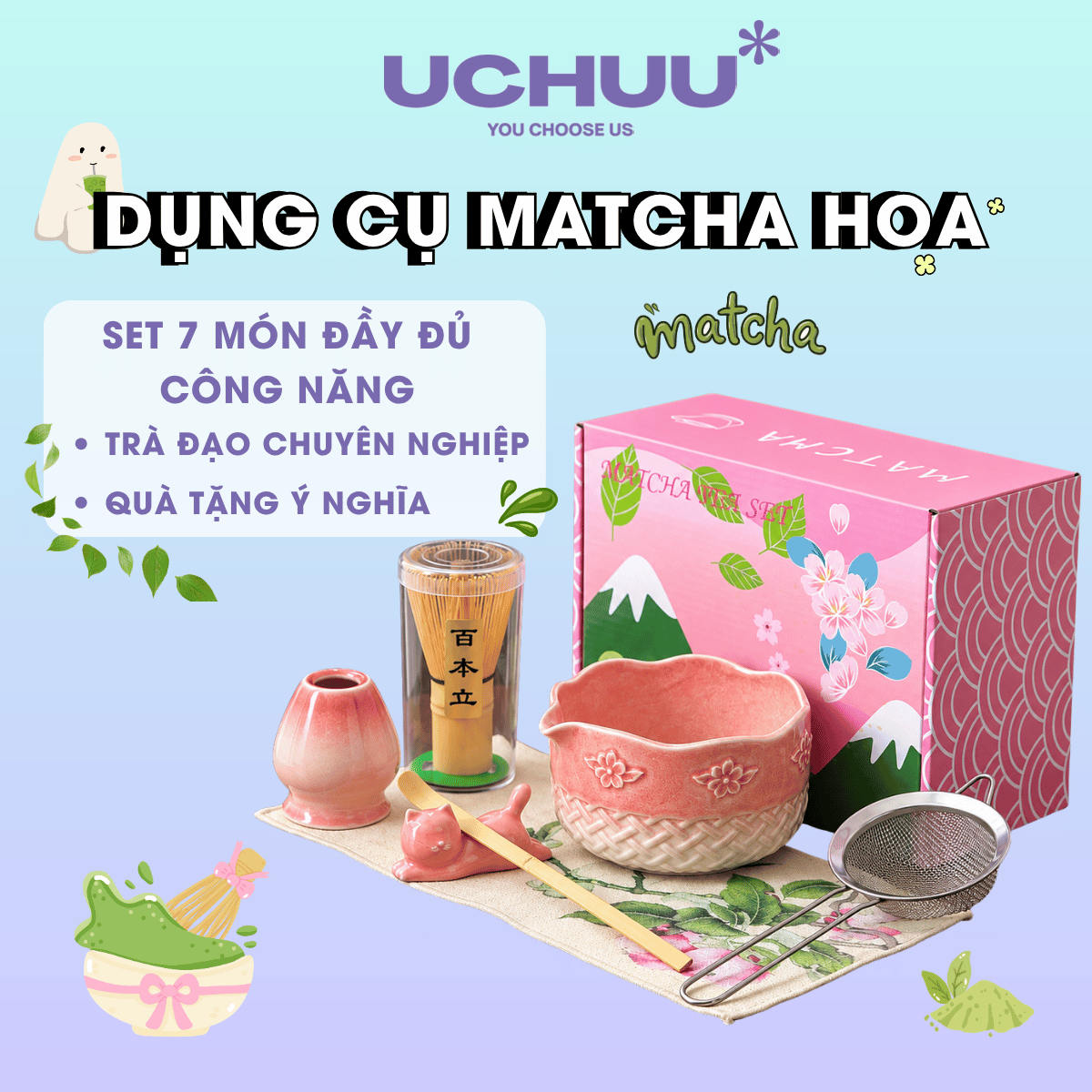 Dụng Cụ Matcha Hoa