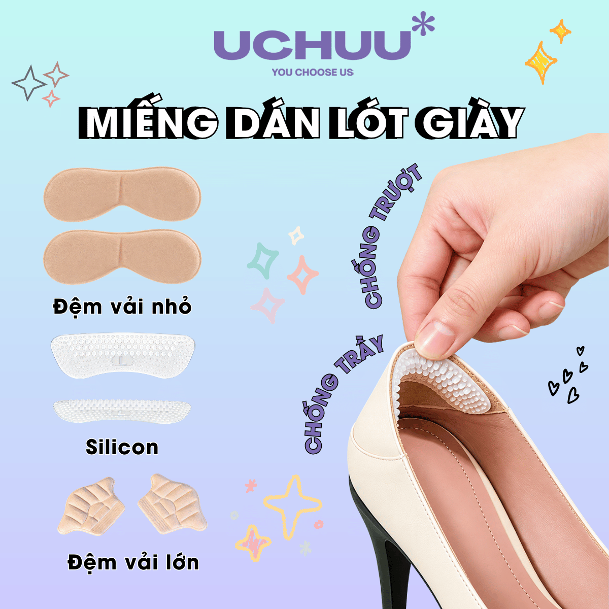 Miếng Dán Gót Giày
