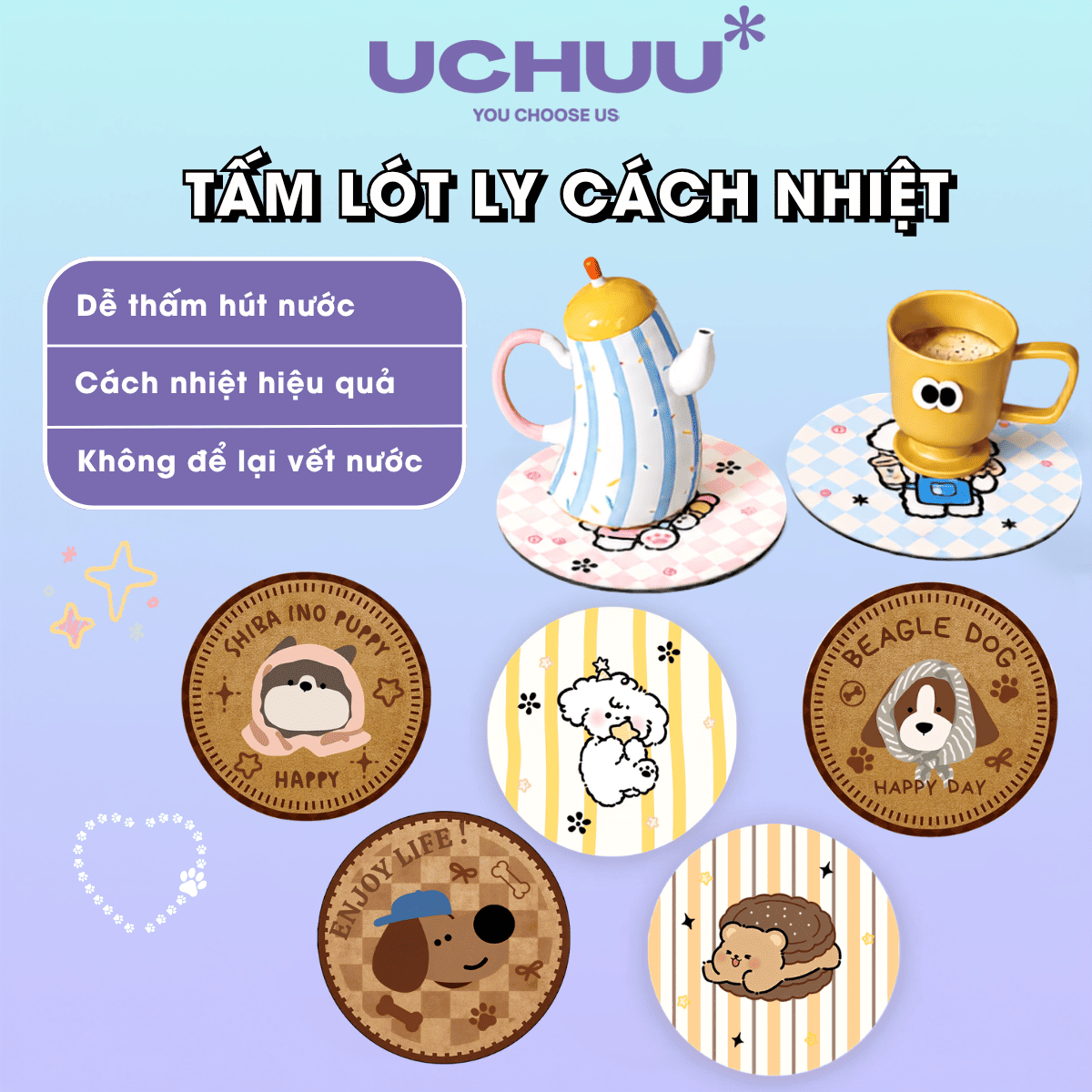 Tấm Lót Ly Cách Nhiệt