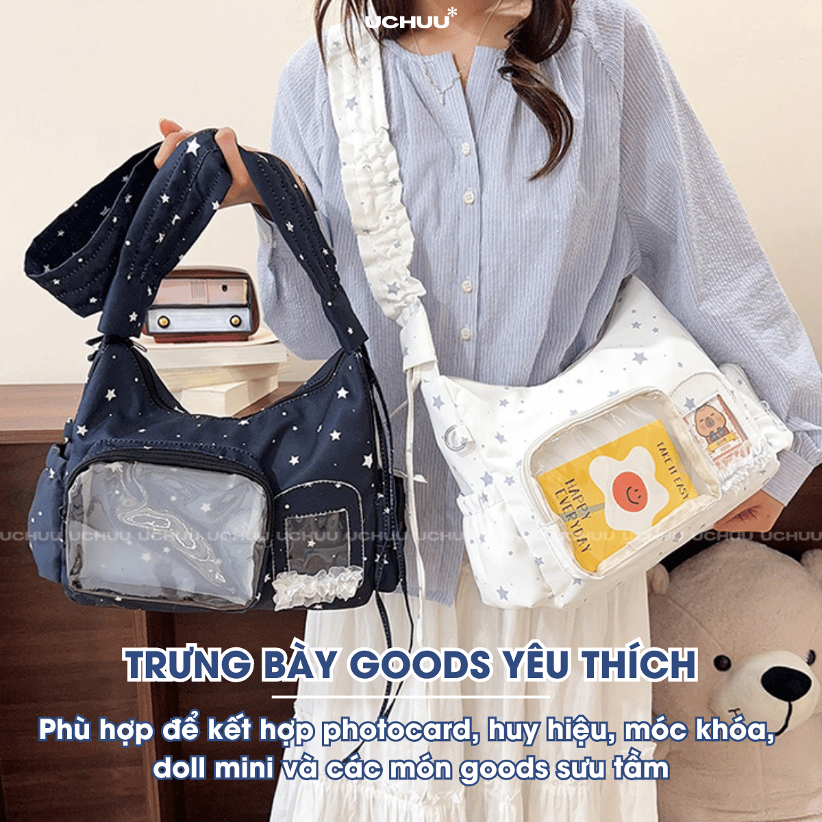 Túi Vải Quai Nhún