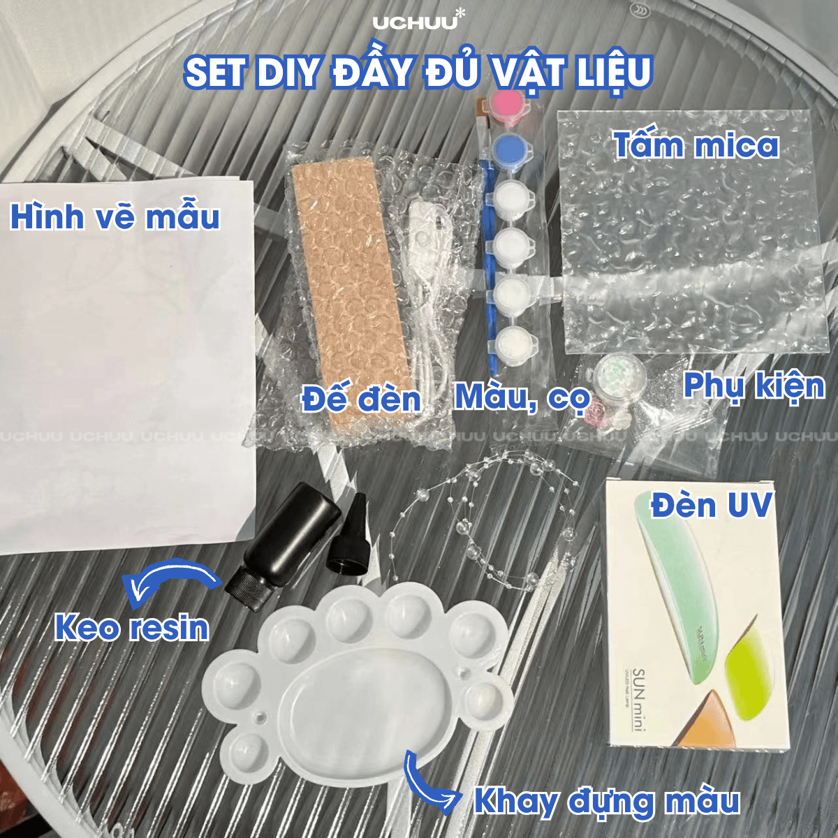 Tranh Đèn Bướm Acrylic