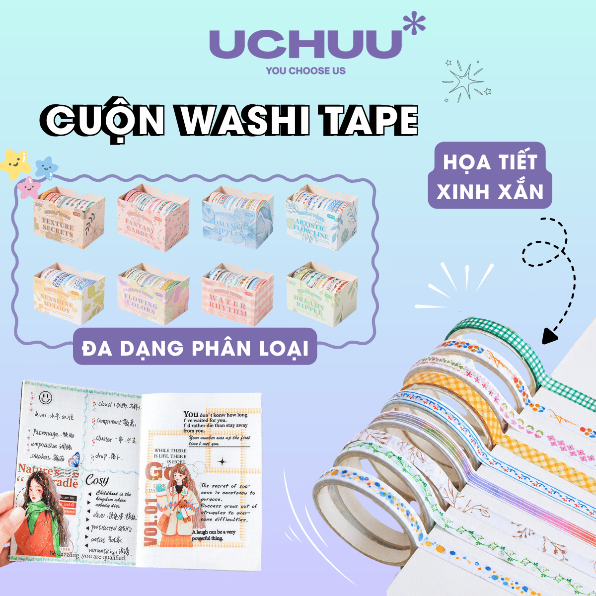 Cuộn Washi Tape