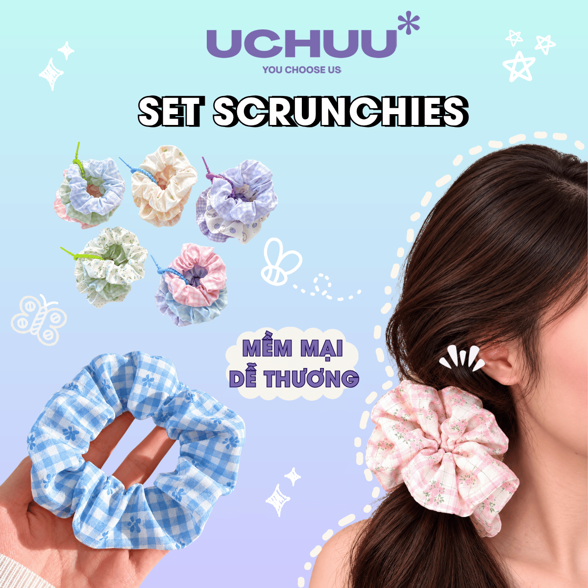 Set Scrunchies