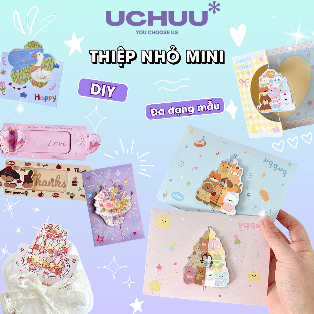 Thiệp Giấy Mini