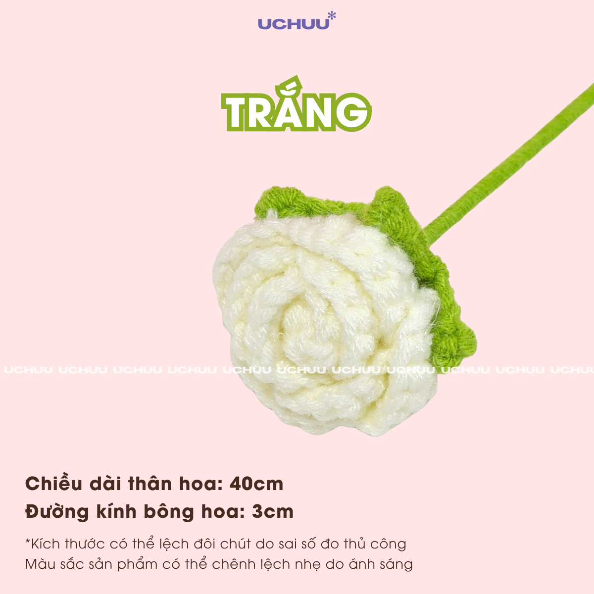Búp Hoa Hồng Len