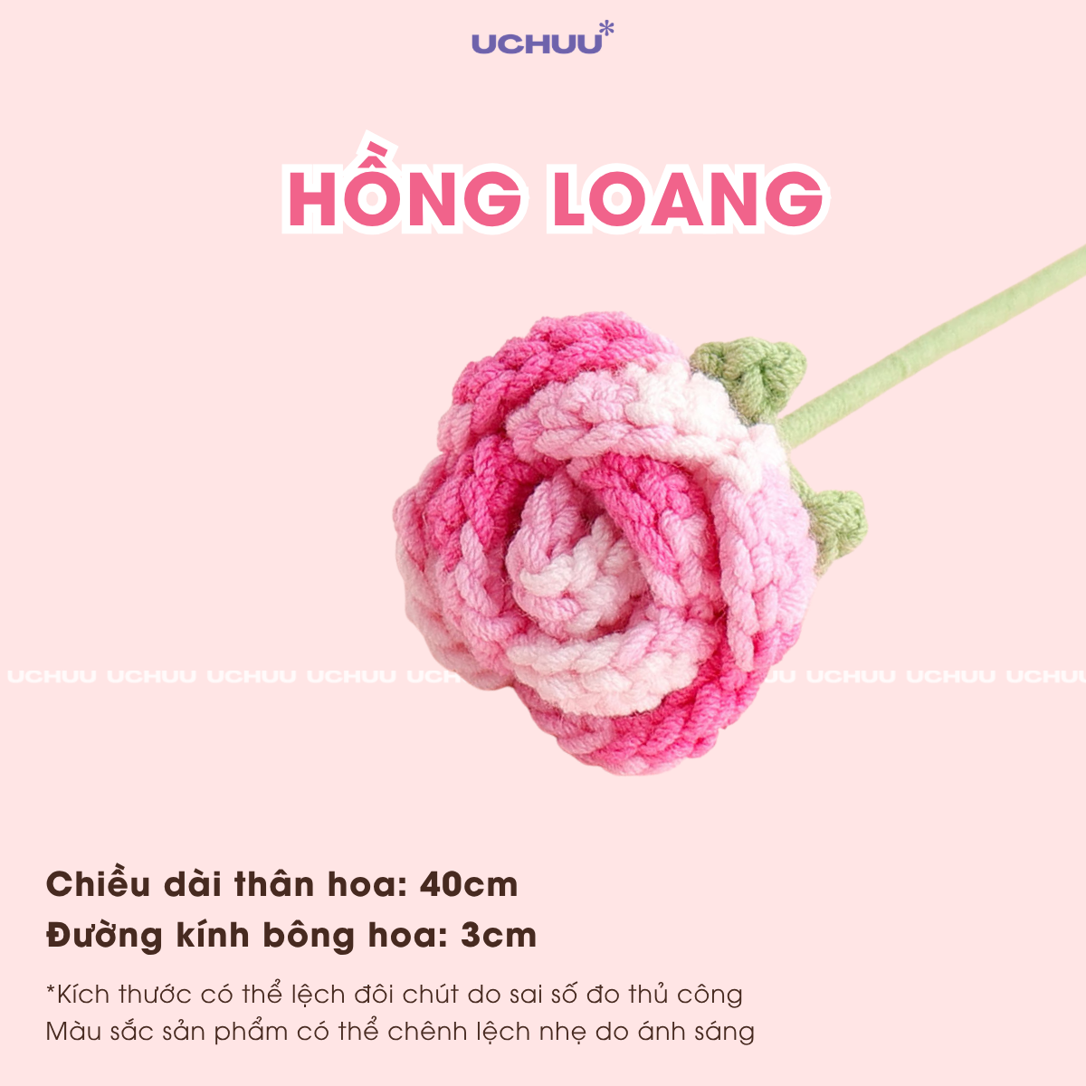Búp Hoa Hồng Len