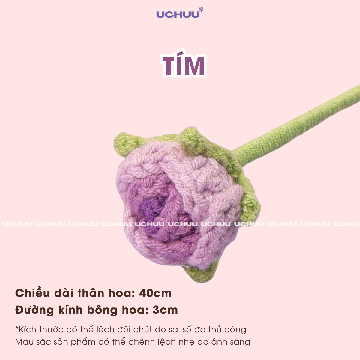 Búp Hoa Hồng Len