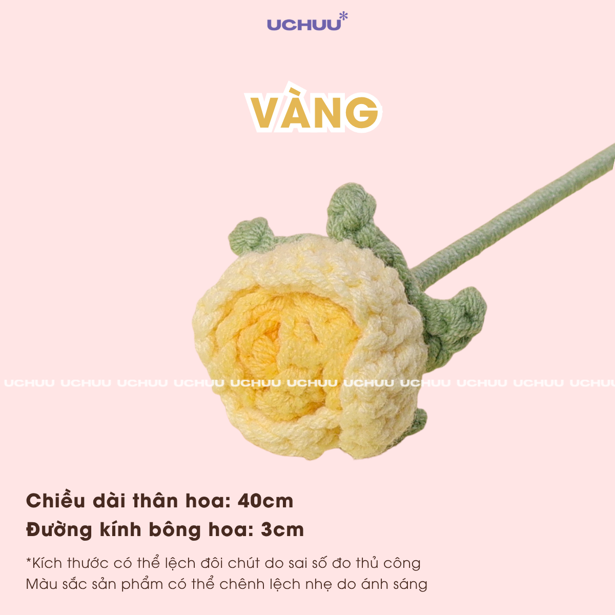 Búp Hoa Hồng Len