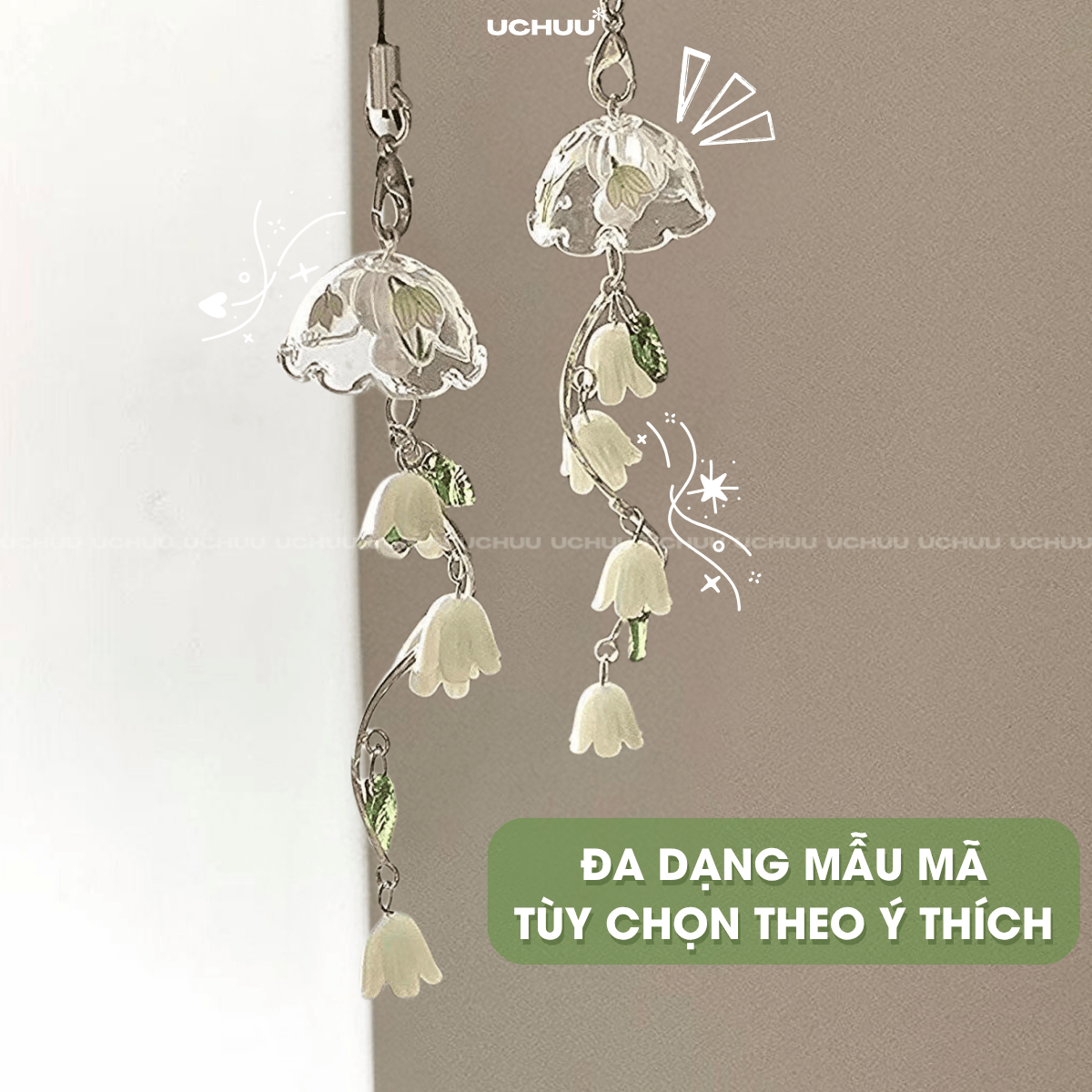Móc Khoá Chuông Gió