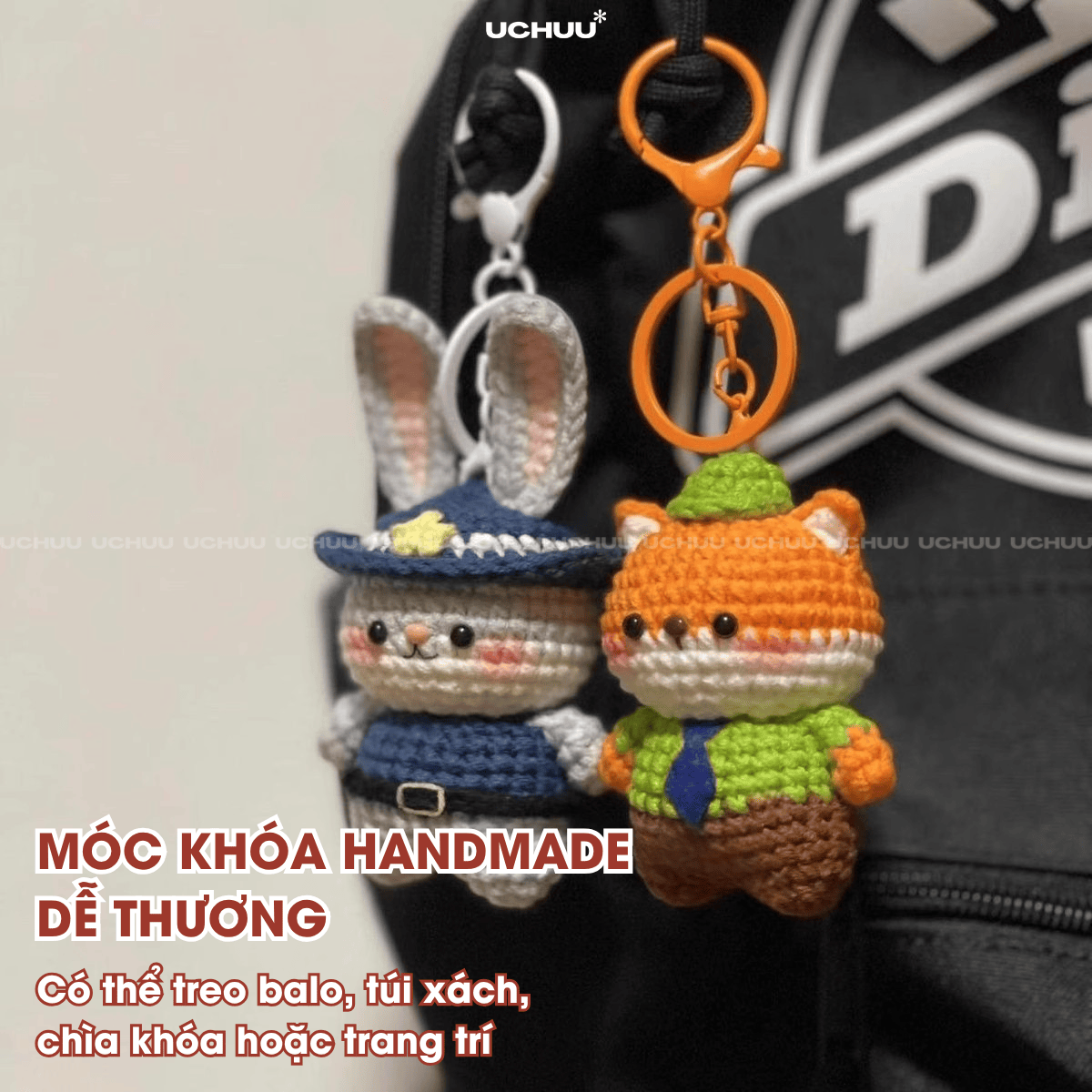 Móc Khoá Len Mini