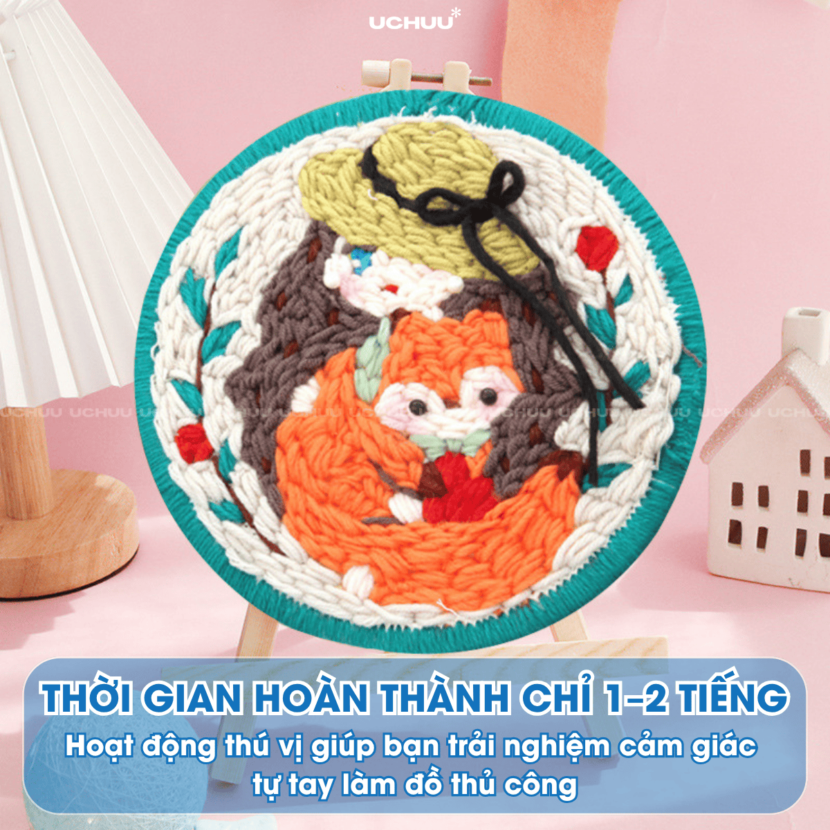 Tranh Thêu Len Nổi