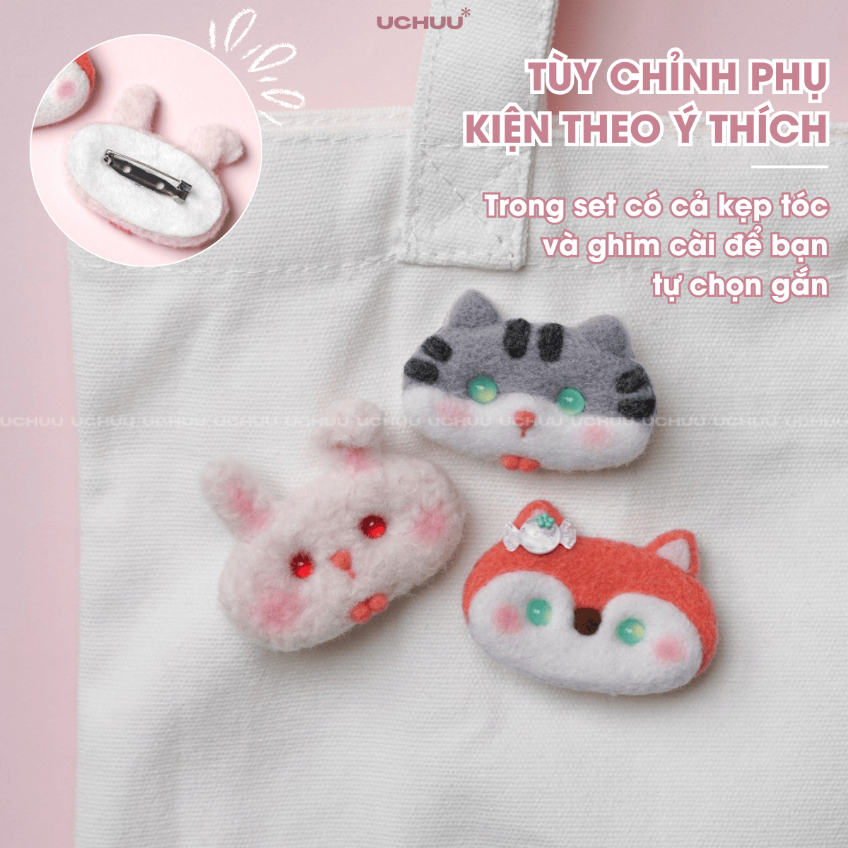 Set DIY Kẹp Tóc