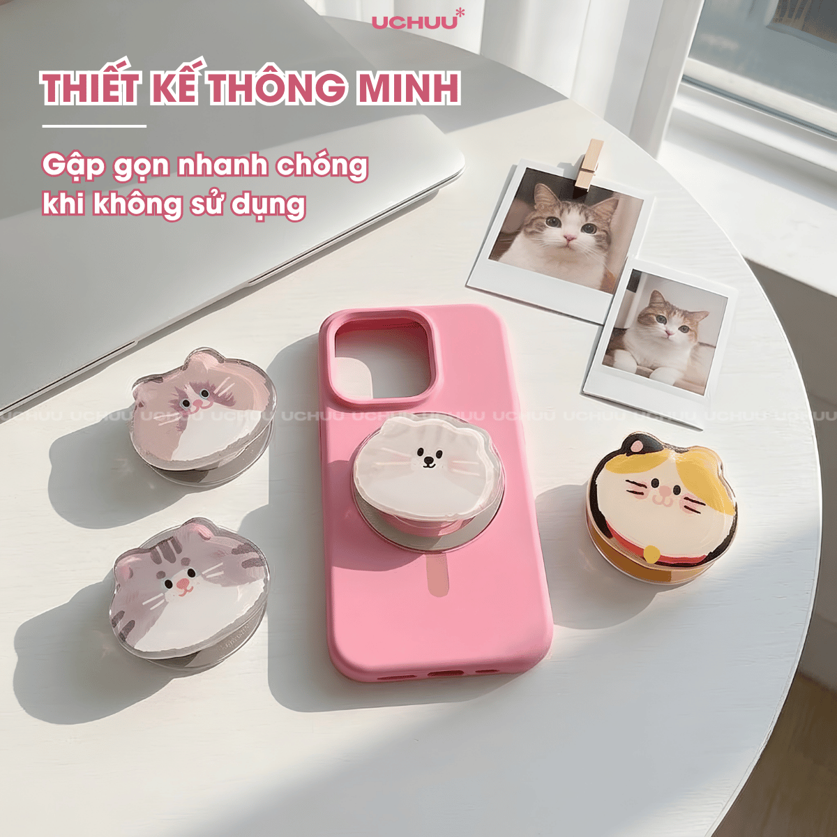 Giá đỡ điện thoại từ tính