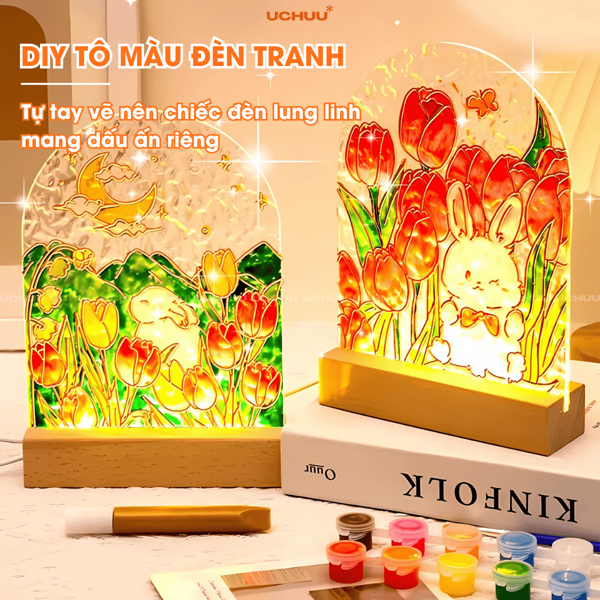Đèn Tranh Vẽ Decor