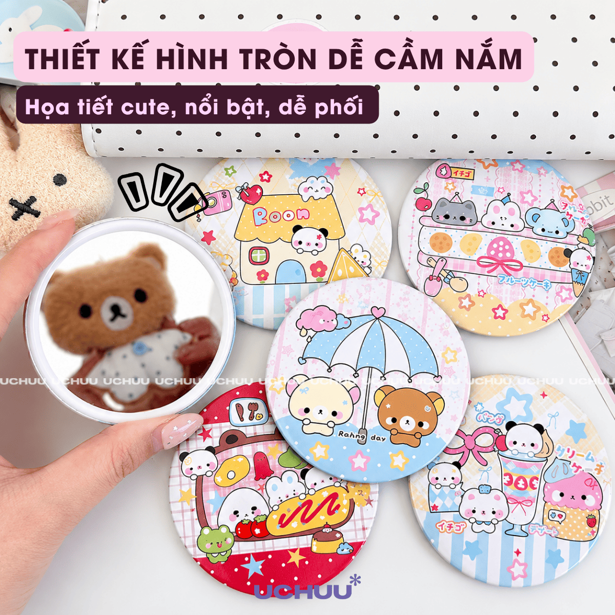 Gương Tròn Mini