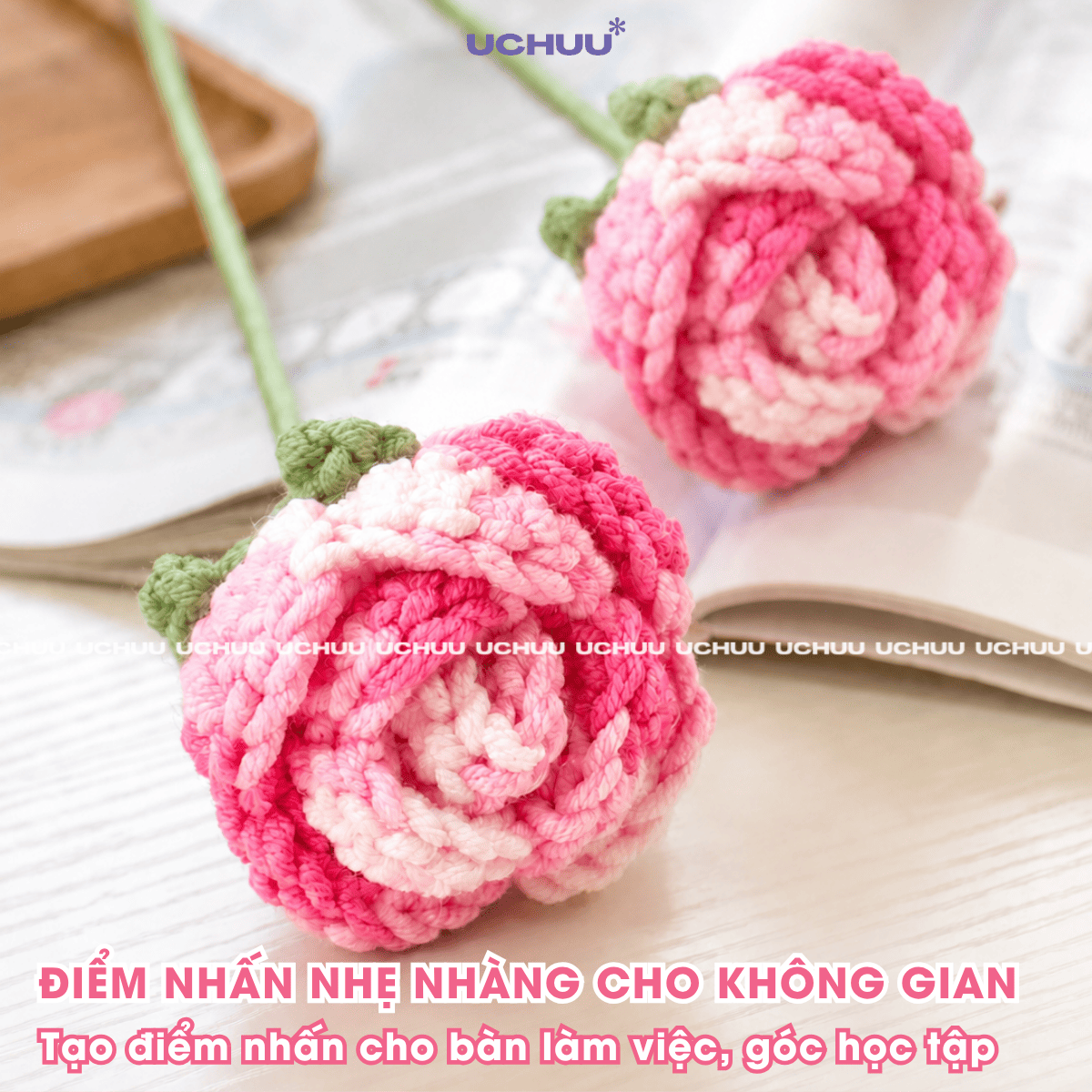 Búp Hoa Hồng Len
