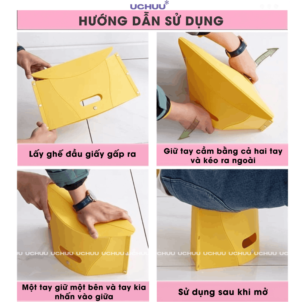 Ghế Nhựa Gấp Gọn