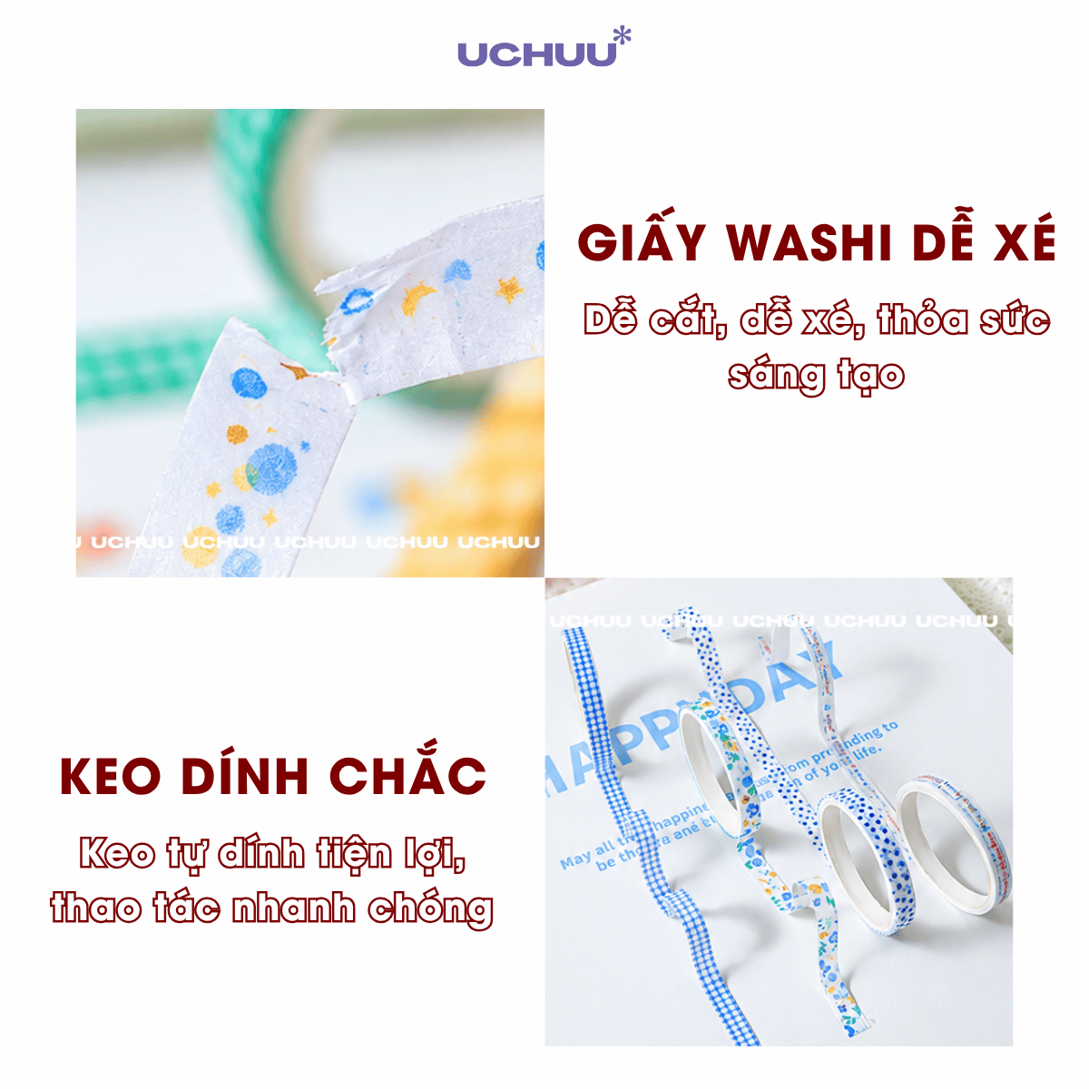 Cuộn Washi Tape