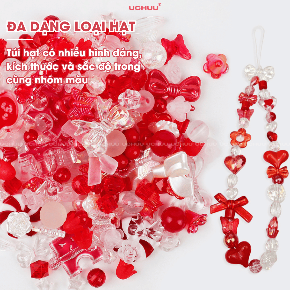Cườm Charm Móc Khoá